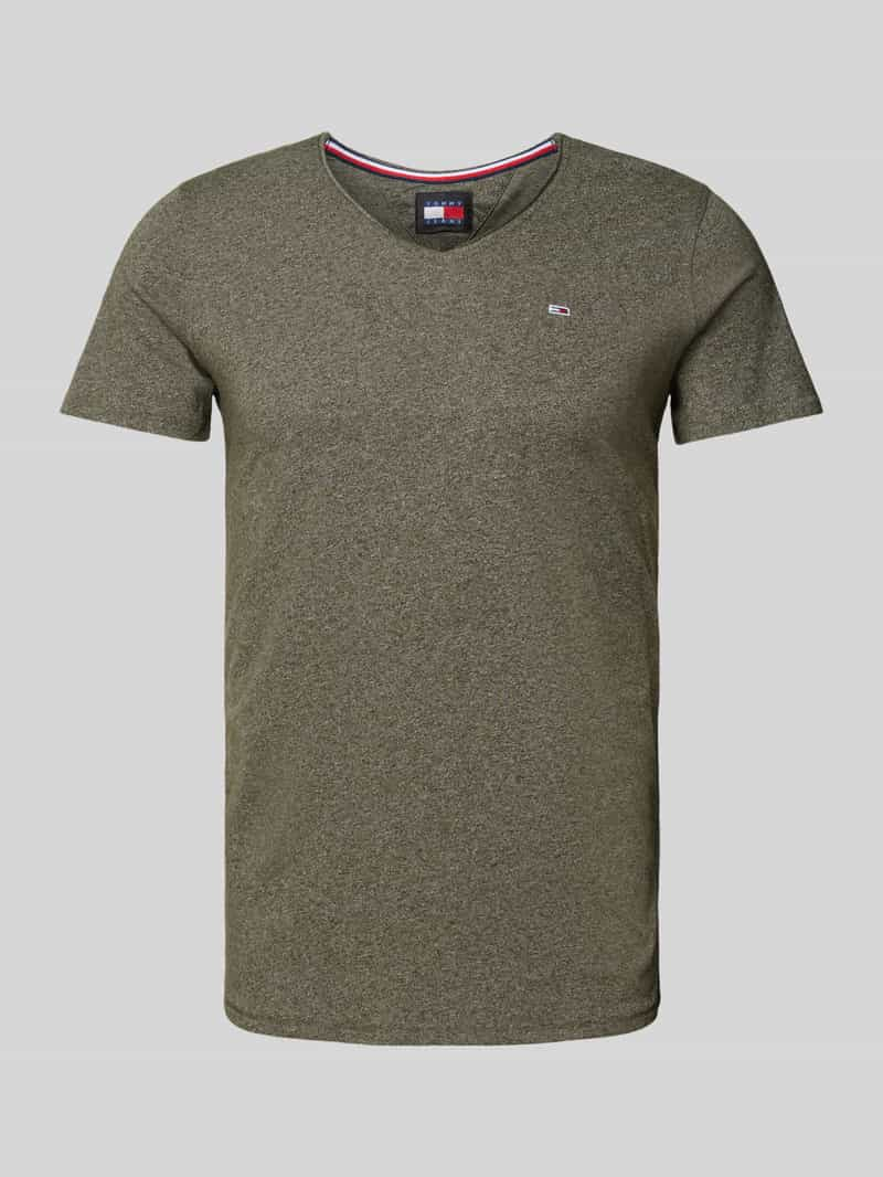 Tommy Jeans T-shirt met labelstitching