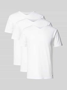 Tommy Hilfiger T-shirt met afgeronde V-hals in een set van 3 stuks