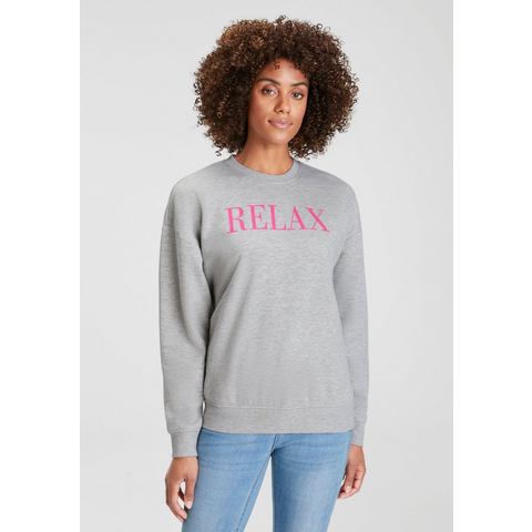 H.I.S Sweatshirt met borstprint