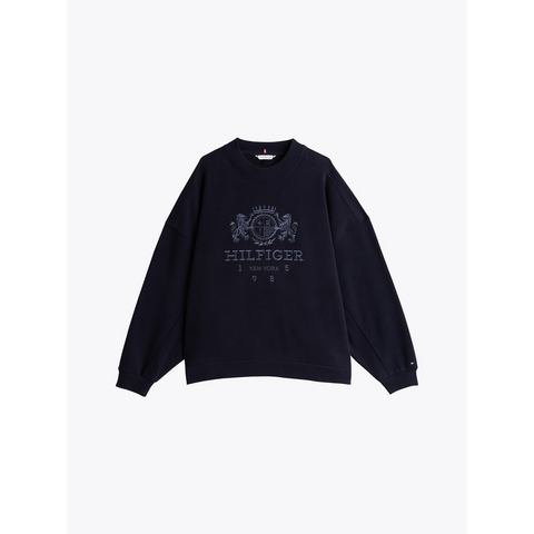 Tommy Hilfiger Curve Sweatshirt CRV RLX VARSITY CREST SWTSHRT