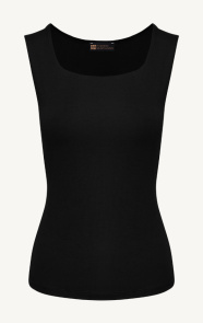 The Musthaves Essence Top Square Neck Black