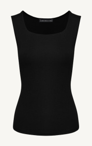 Jurkjes Square Neck Top Yulia Zwart