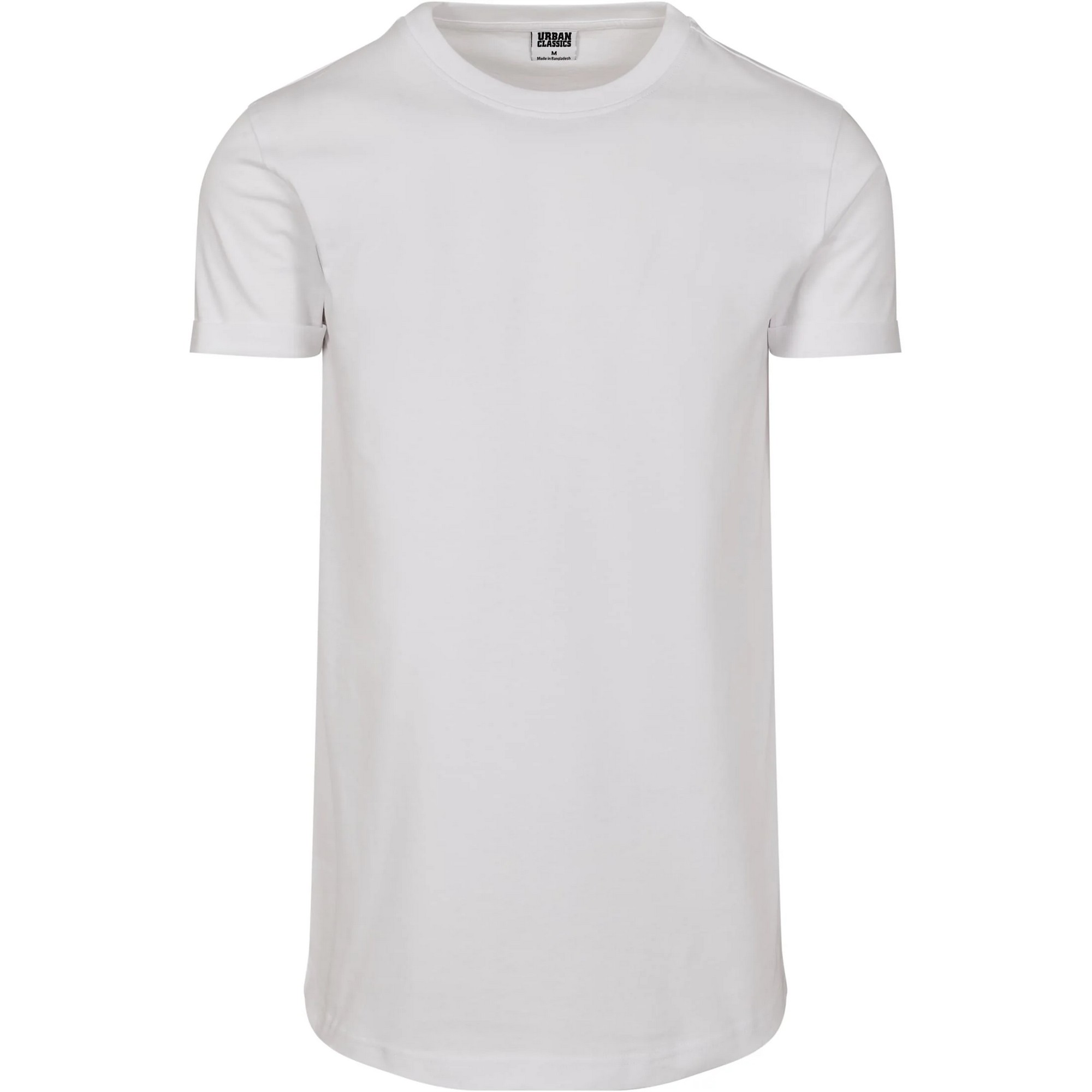 Urban Classics Heren kort opgedraaid t-shirt