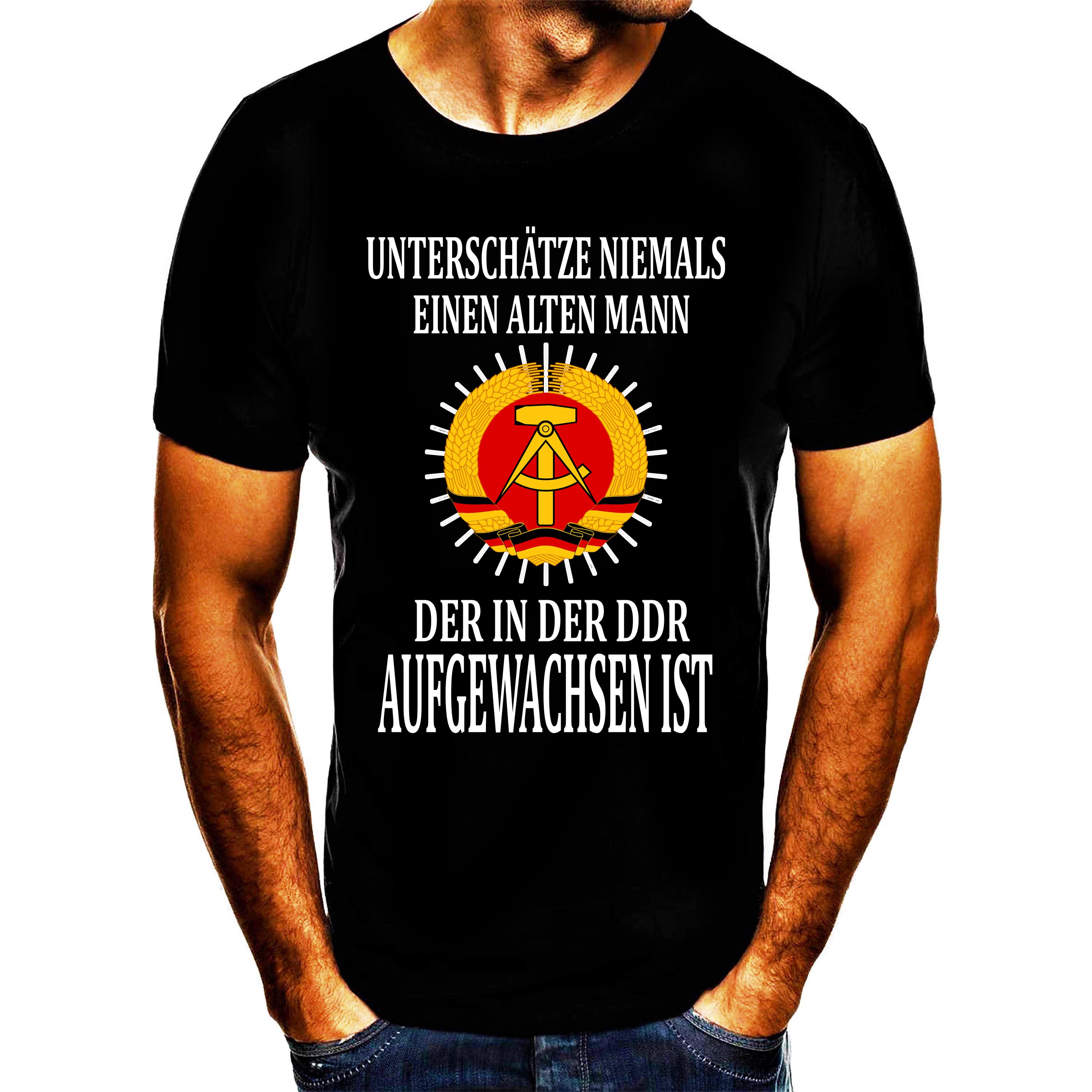 Shirtbude DDR Deutschland 2021 Fun Spruch T-Shirt S