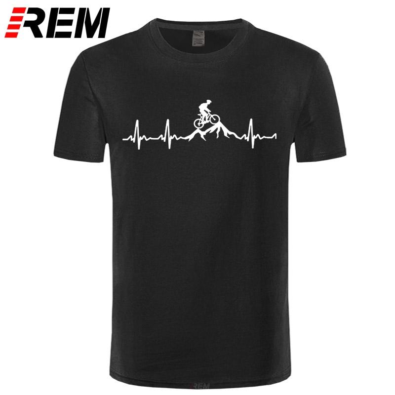 Mr. Burst Mountainbike 2D-printen heren T-shirt grappig zomer fitness korte mouw sport outdoor top oversized casual veelkleurig S geel