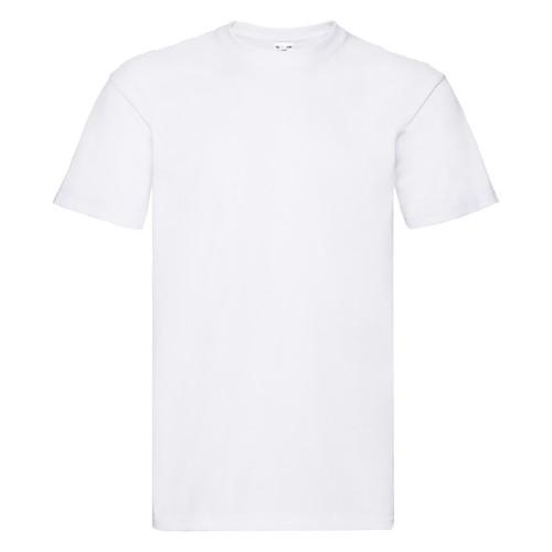 Fruit Of The Loom Heren Super Premium T-shirt met korte mouwen en ronde hals L wit