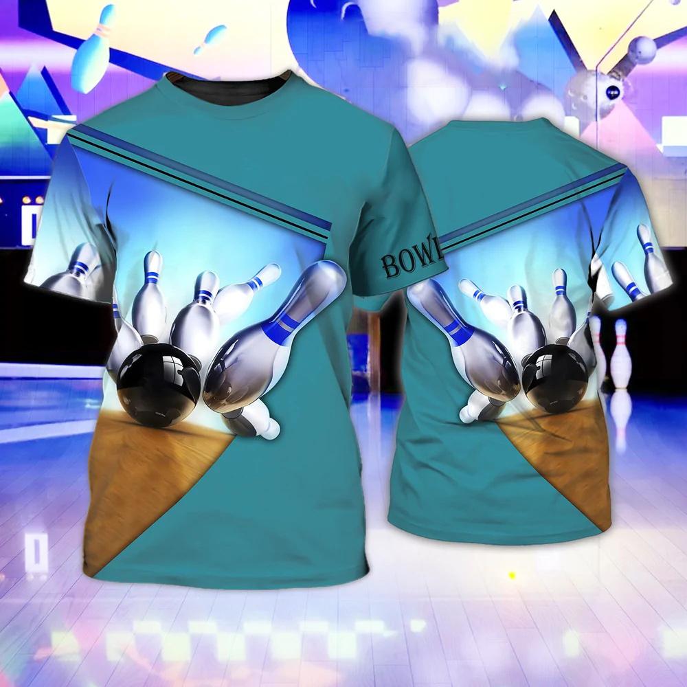 ETST WENDY 005 Bowling T-shirt Voor Mannen Zomer Korte Mouw O-hals Sweatshirt 3D Print Straat Grappig Top Grote Unisex Kleding Tee Shirt Camisa 3XL