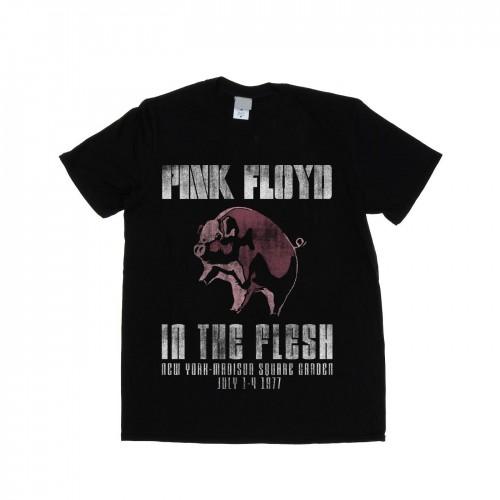 Pink Floyd Heren In The Flesh T-shirt L zwart