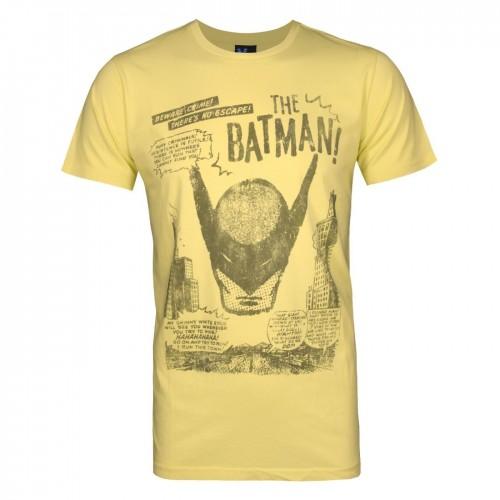 Pertemba FR - Apparel Junkfood Heren Batman T-shirt S geel