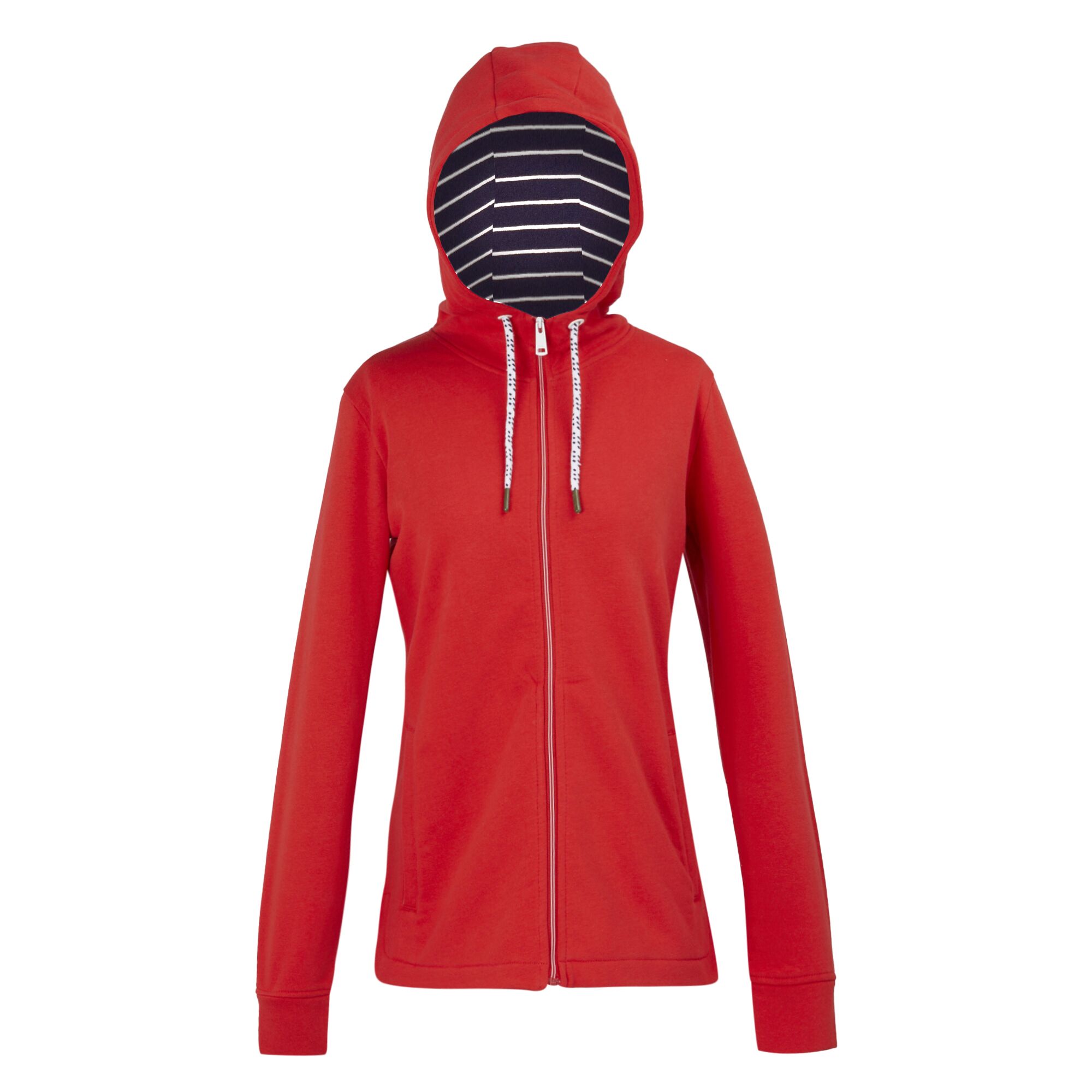 Regatta Dames bayletta gestreepte voering full zip hoodie