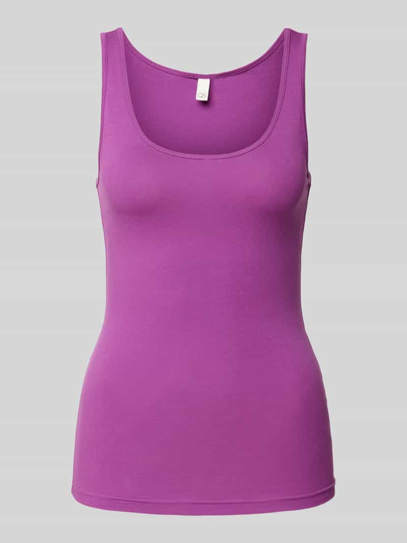 QS Tanktop met diepe ronde hals