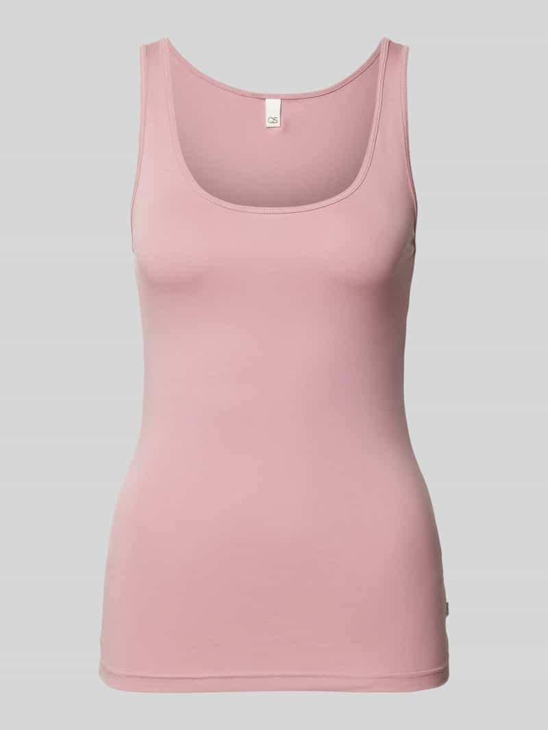 QS Tanktop met diepe ronde hals