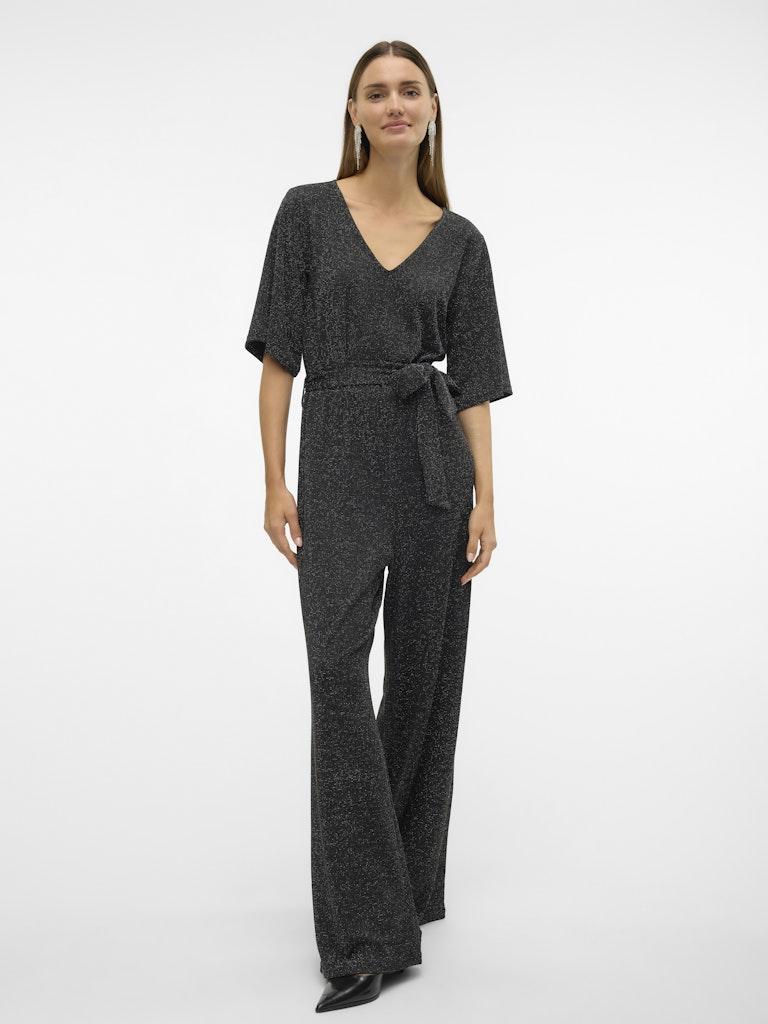 Vero moda Vmkanva Ss Glitter Jumpsuit Jrs