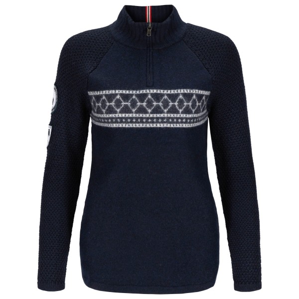 Amundsen Sports  Women's Boiled Ski Sweater - Merinotrui, blauw