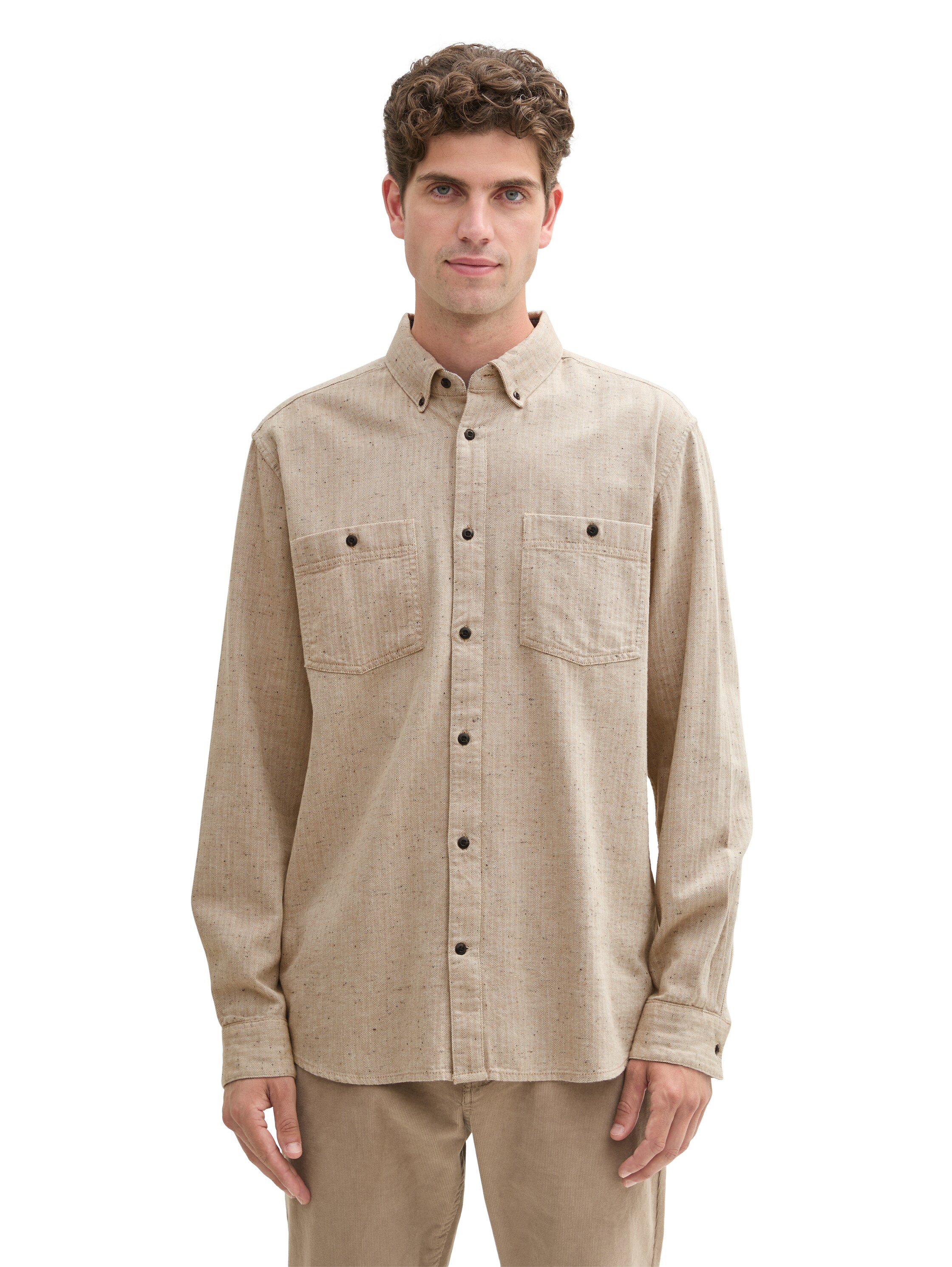 Tom Tailor Structured nep shirt