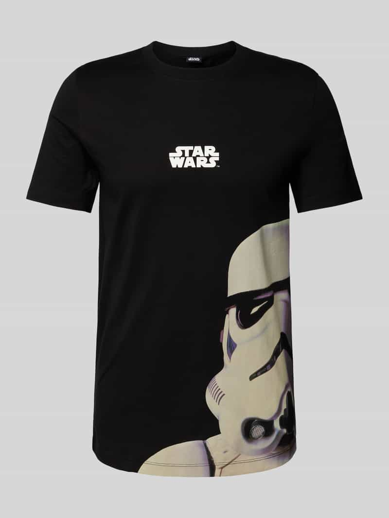 S.Oliver RED LABEL Regular fit T-shirt van katoen met Starwars-print