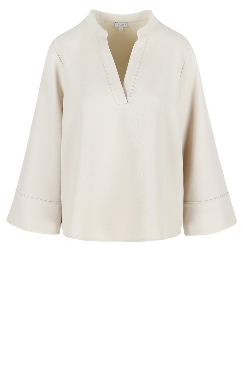 Améline Loose Fit Blouse In Elastisch Twill