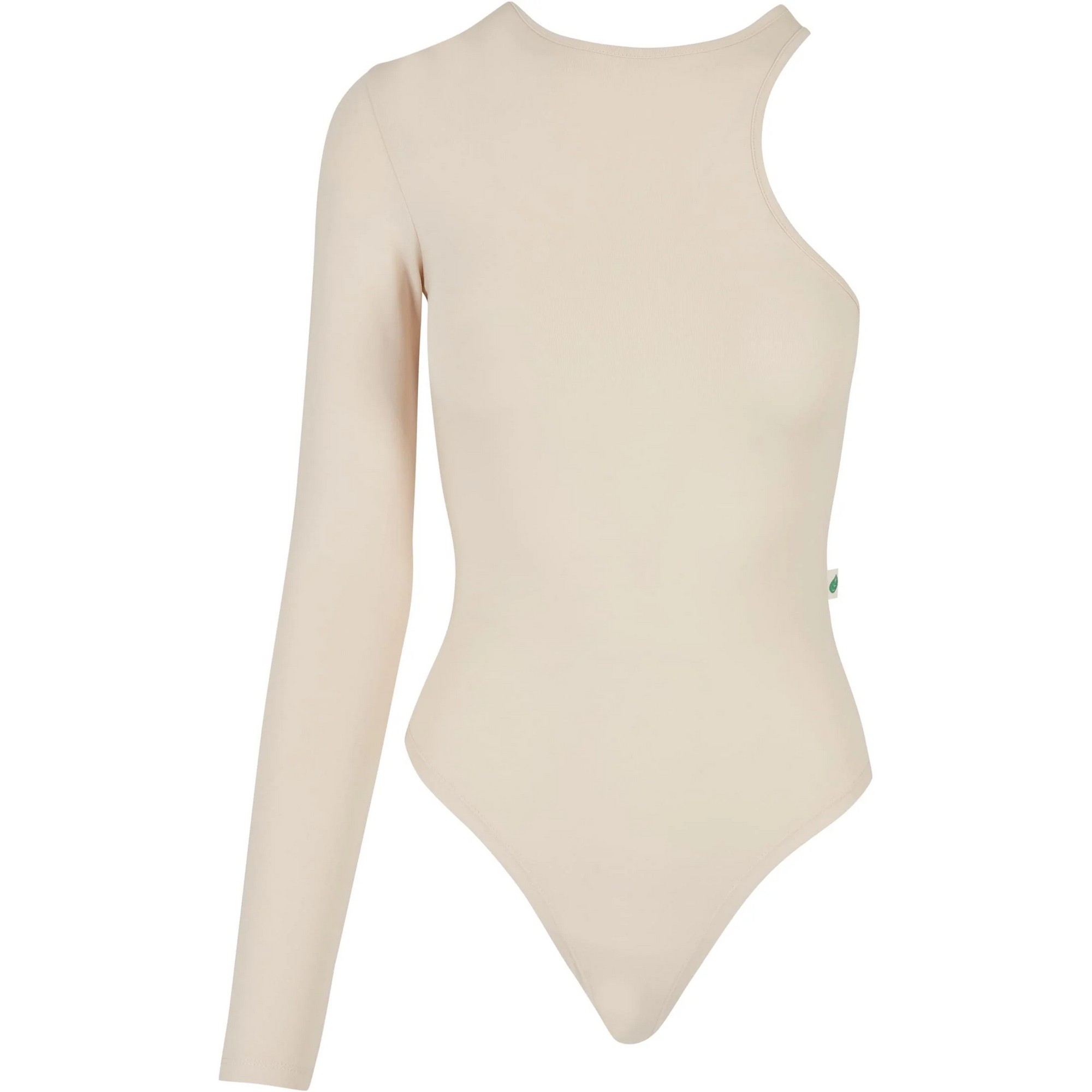 Urban Classics Dames asymmetrische organic stretch bodysuit