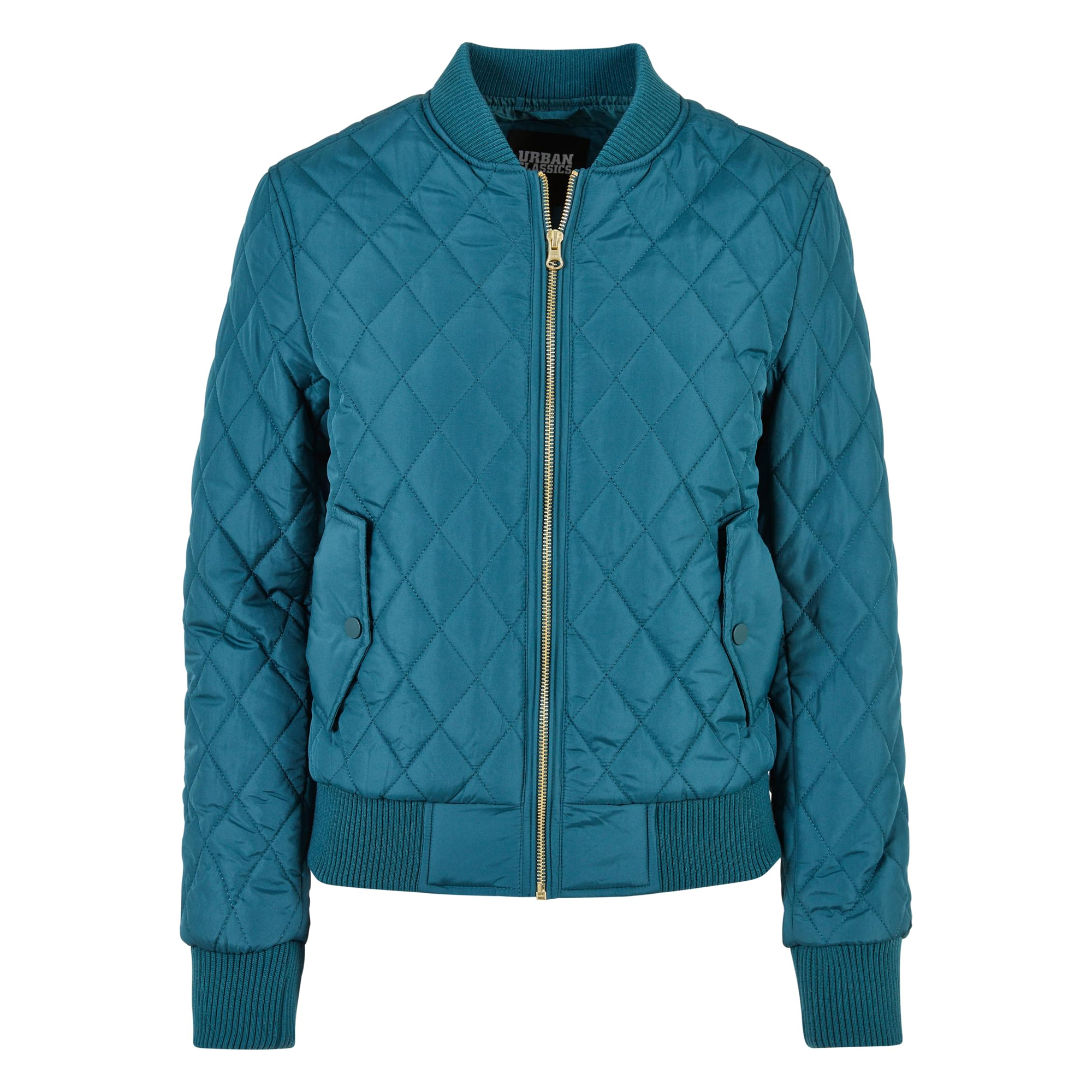 Urban Classics Dames diamond nylon gewatteerd jasje