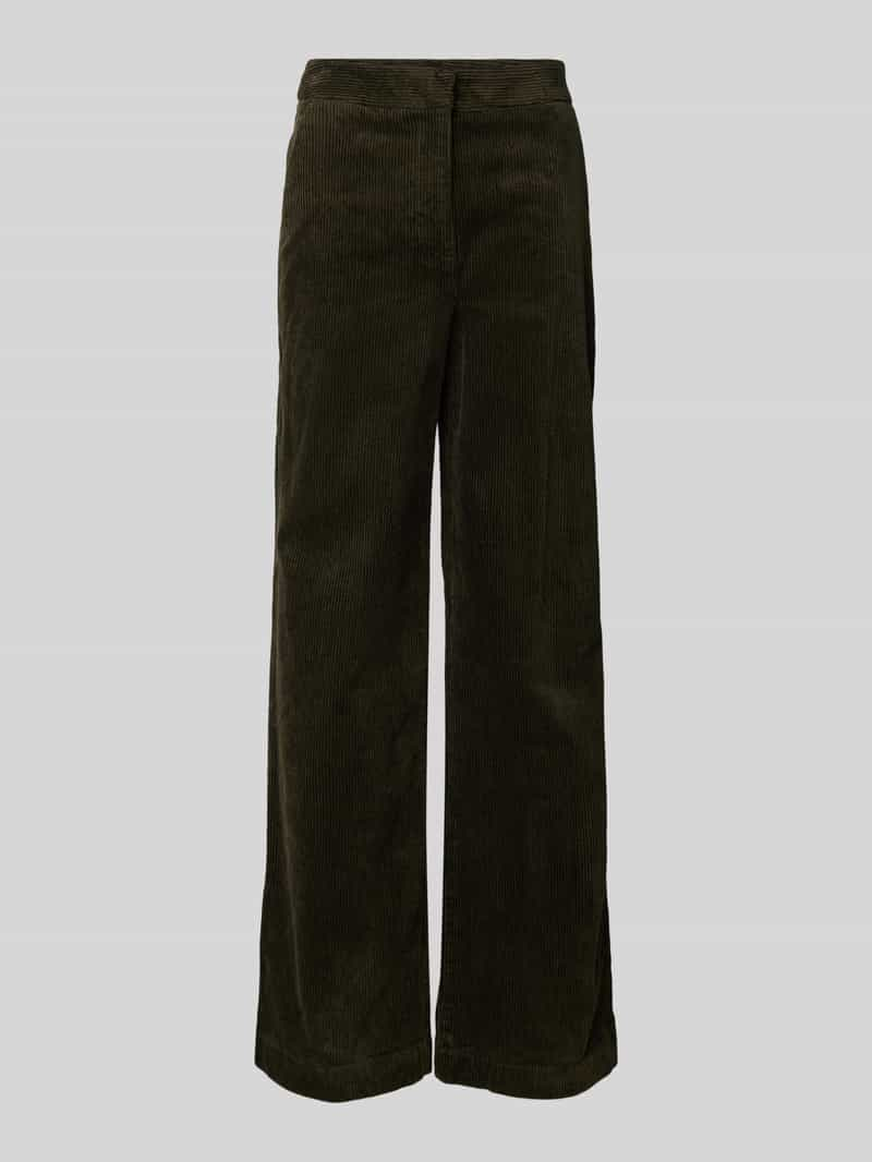 MSCH Copenhagen Wide leg corduroy broek met steekzakken, model 'Geggo'