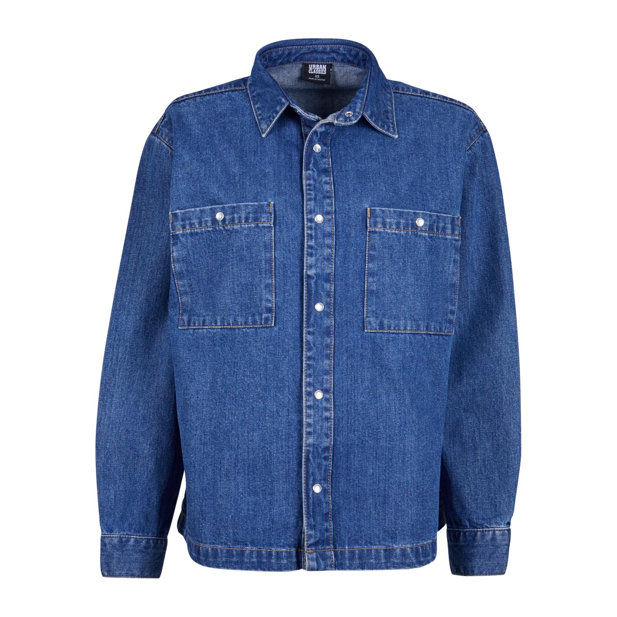 Urban Classics Dames denim oversized shirt