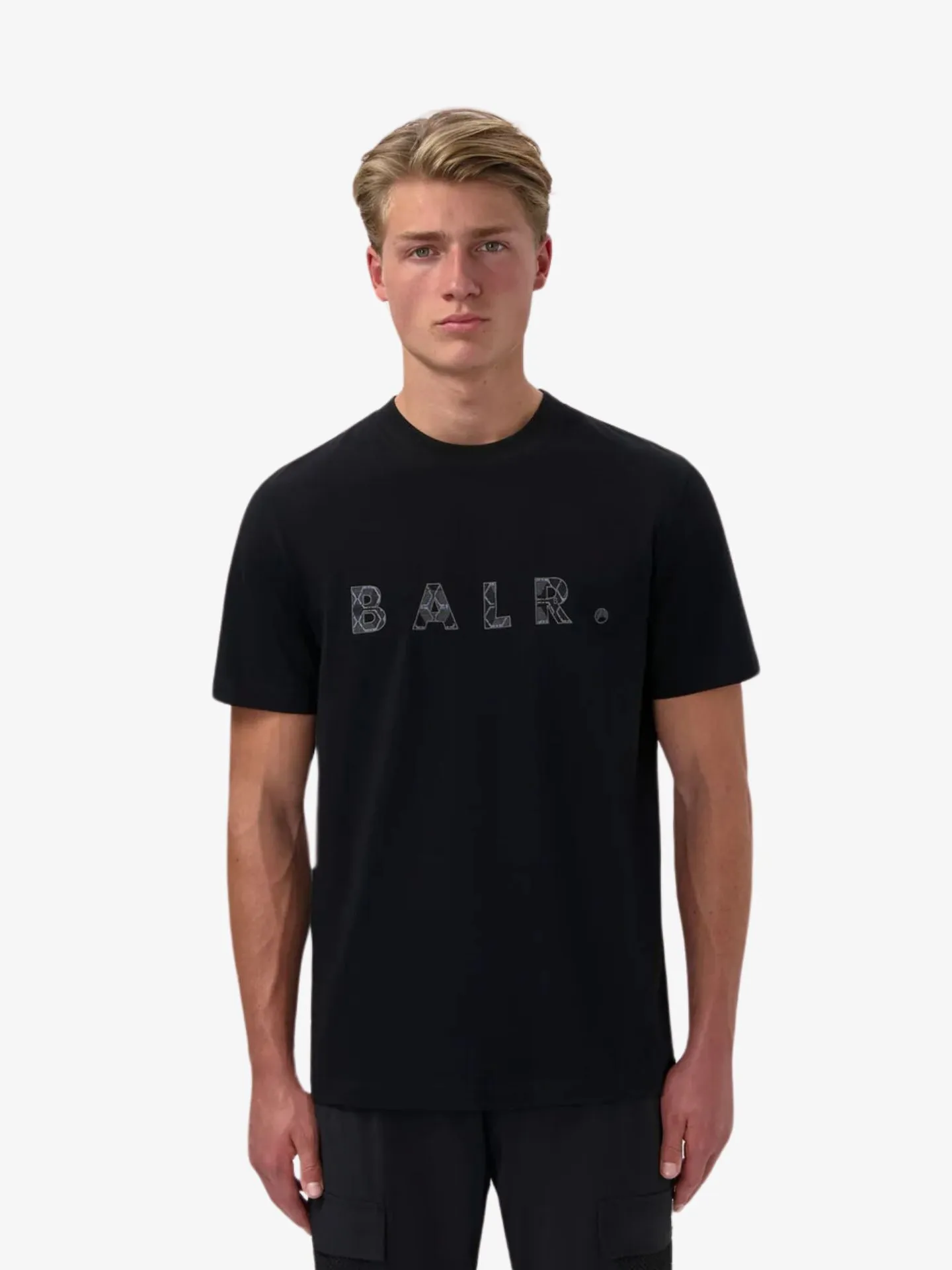 BALR. Heren shirt monogram embro regular fit /phantom