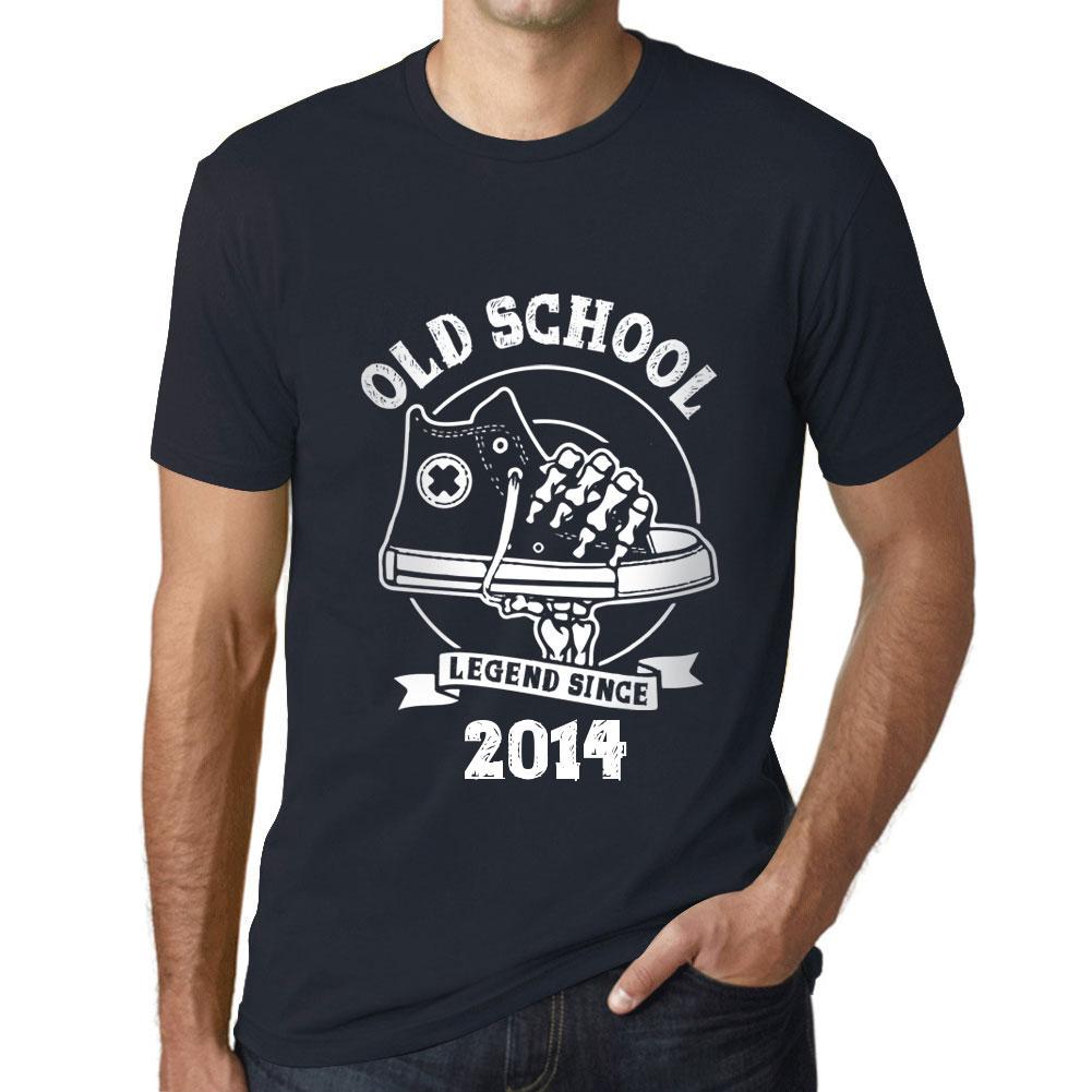 Ultrabasic Vintage T-shirt voor heren Grafisch T-shirt Old School All Star Sinds 2014 Marine XS afgrond