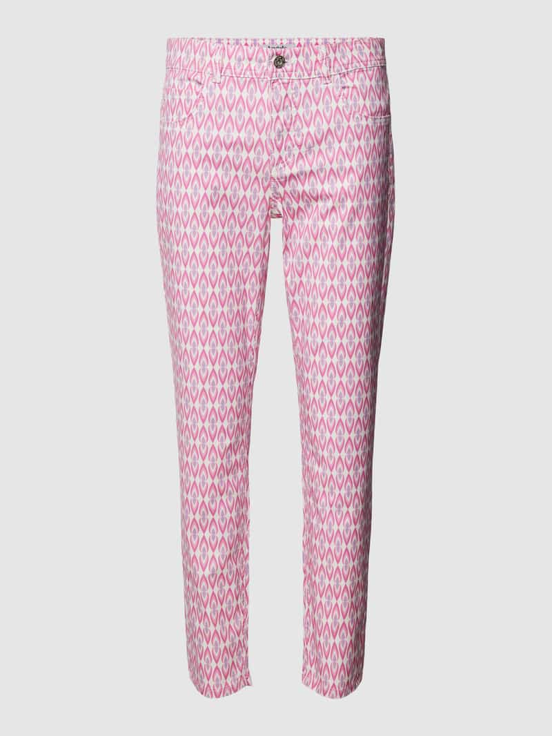 Angels Broek met all-over motief, model 'Ornella'