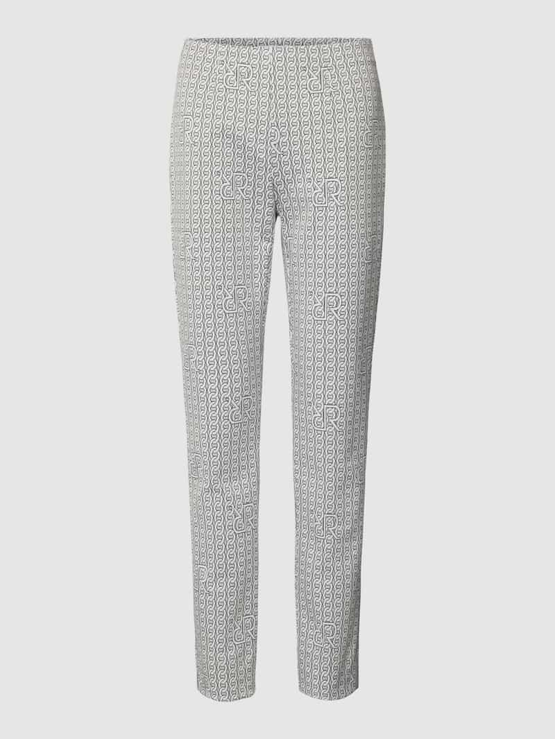 RAFFAELLO ROSSI Stoffen broek met all-over motief, model 'PENNY'