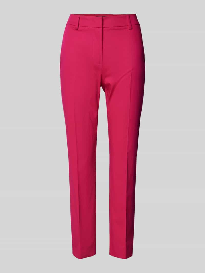 Weekend Max Mara Slim fit stoffen broek met riemlussen, model 'CECCO'