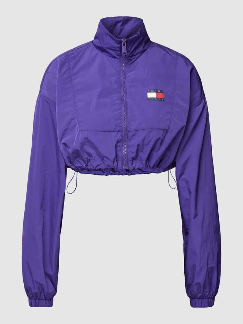 Tommy Jeans Korte windbreaker met labelpatch