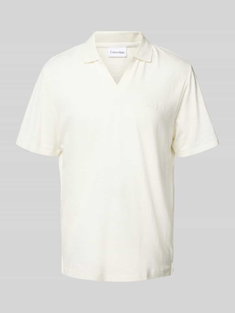 CK Calvin Klein Regular fit poloshirt in effen design