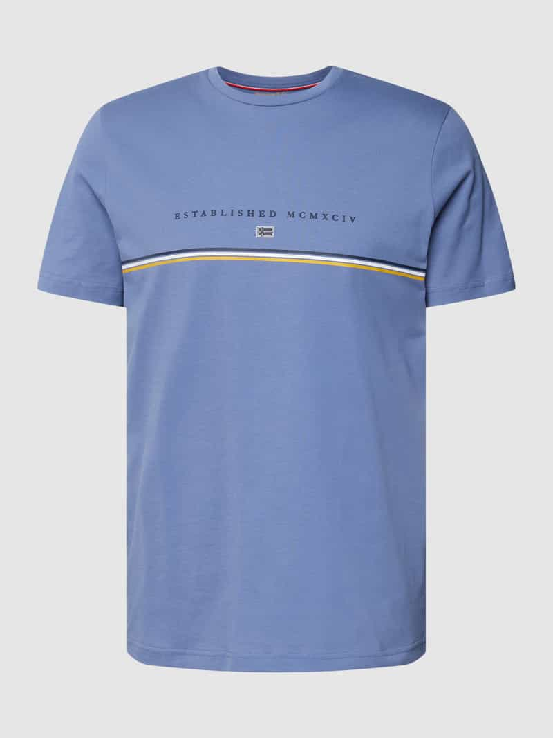 Christian Berg Men T-shirt met merkdetail