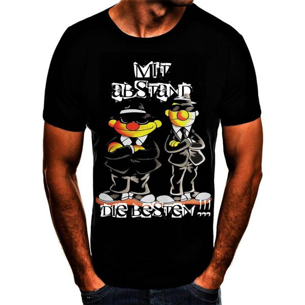 Shirtbude Ernie en Bert de beste Comic Print-t-shirt XS