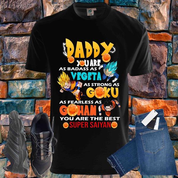 Shirtbude Papa DBZ Dragon Ball print t-shirt XS