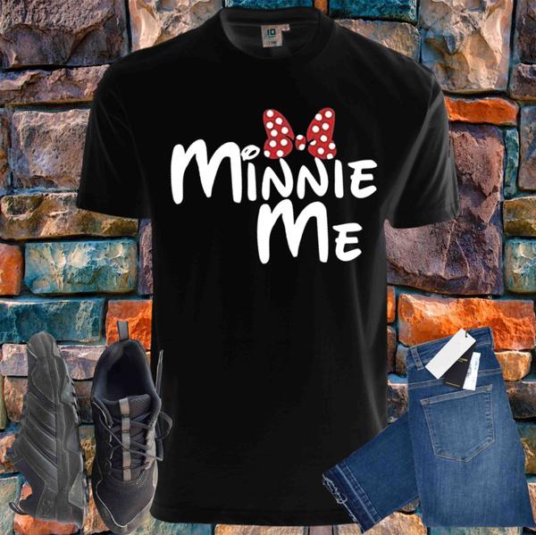 Shirtbude minnie me maus print familien tshirt XS