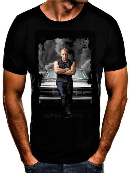 Shirtbude Vin Diesel Fast and Furious 9 film print tshirt XS