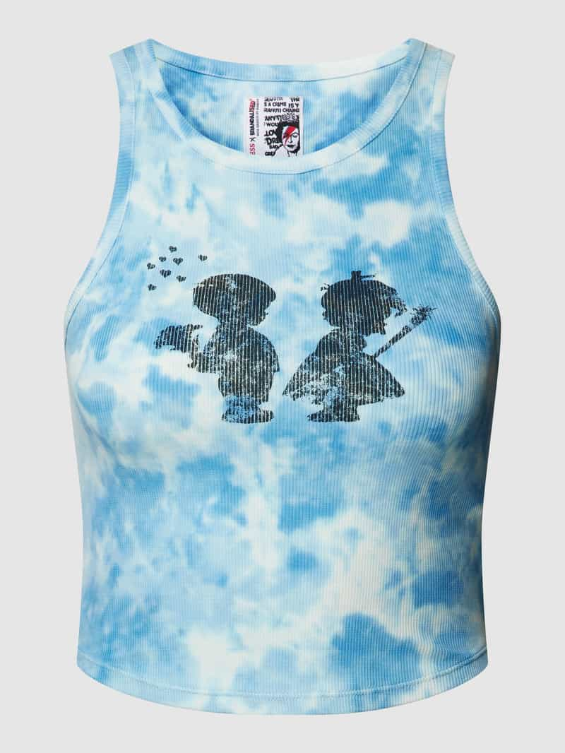 Guess Tanktop met ronde hals, model 'BOY AND GIRL'