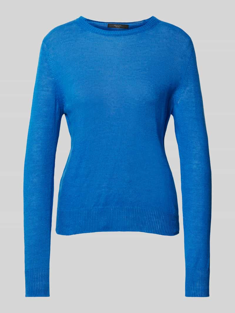 Weekend Max Mara Gebreide pullover van puur vlas, model 'ATZECO'