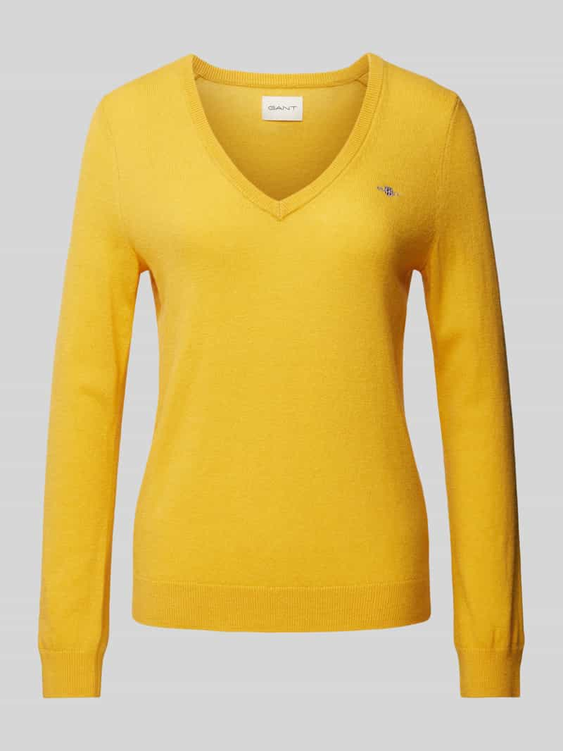 Gant Wollen pullover met V-hals