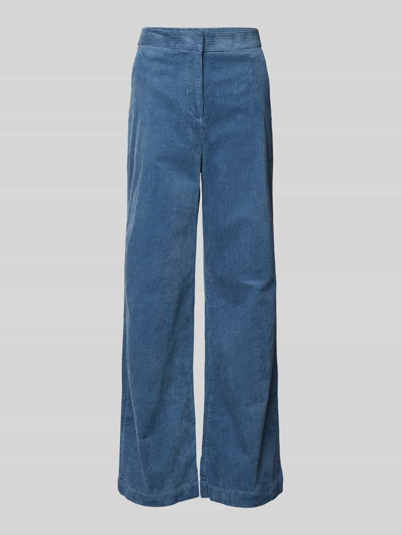 MSCH Copenhagen Wide leg corduroy broek met steekzakken, model 'Geggo'