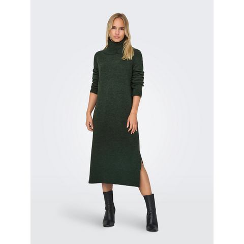 Only Gebreide jurk ONLBRANDIE L/S ROLL NECK DRESS