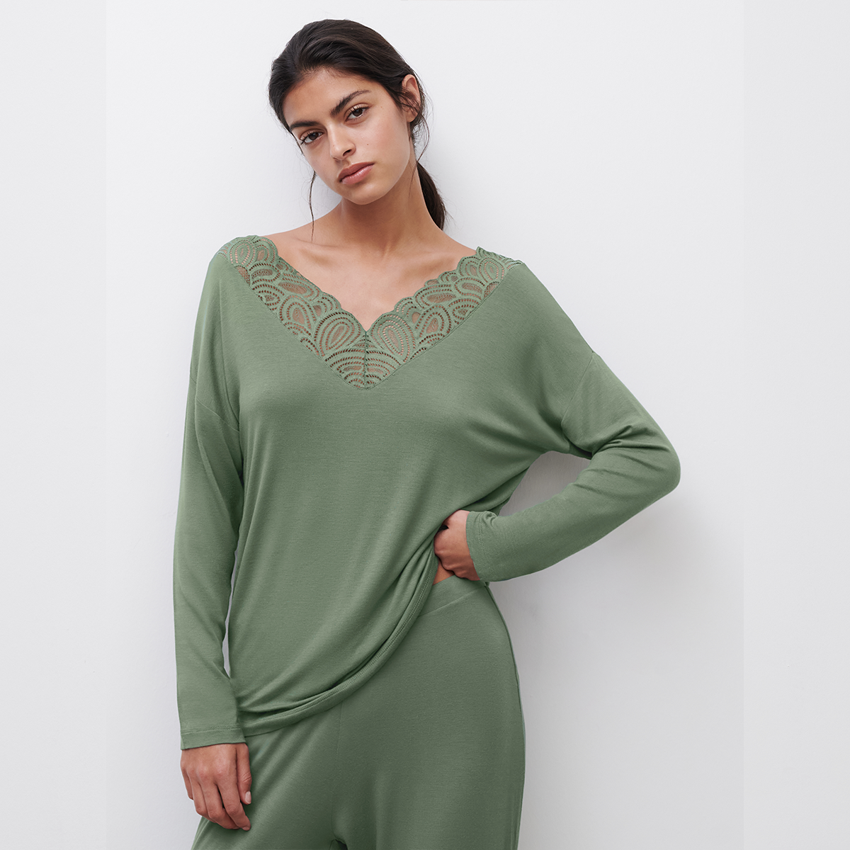 Femilet Josie blouse, groen