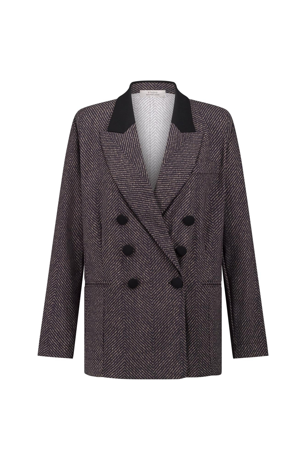 Studio Anneloes Female Jassen Loulou Herringbone Blazer 12136