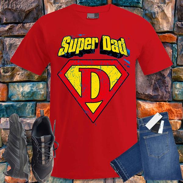 Shirtbude Superdad Heroes Vaderdag T-shirt XS