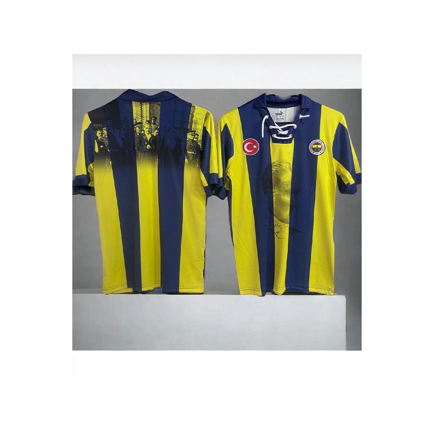 Palmiye istanbul Geel marineblauw Fener-shirt ter ere van het 100-jarig jubileum S