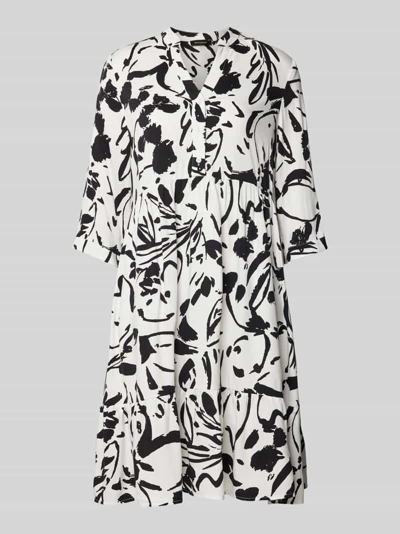 MORE & MORE Knielange jurk met all-over print