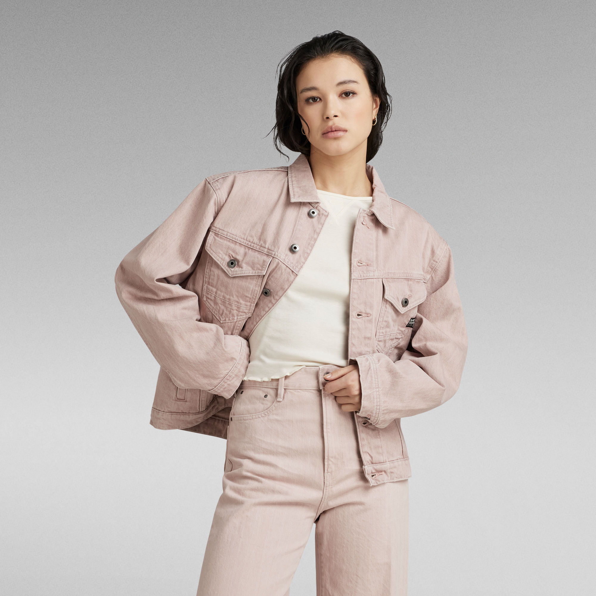 G-Star RAW Premium Oversized Jack - Roze - Dames