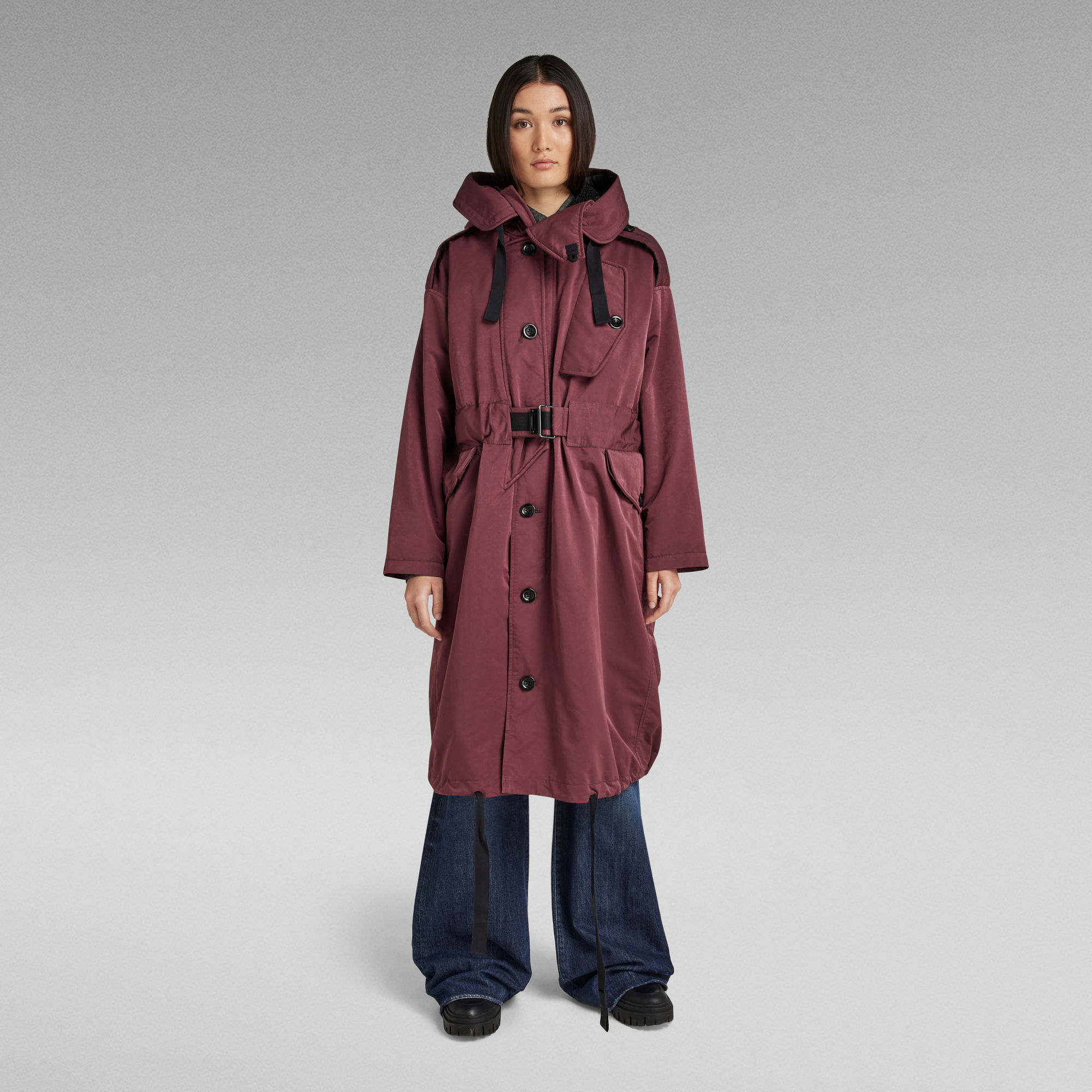 G-Star RAW Parka Long - Paars - Dames