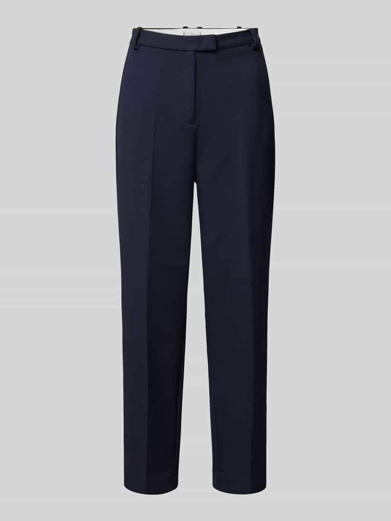 Tommy Hilfiger Slim fit stoffen broek met persplooien